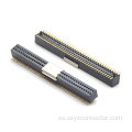 0,8 mm encabezado femenino filas duales SMT